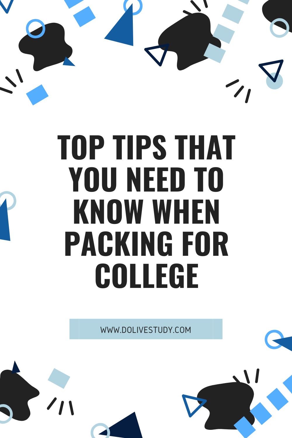 1 6 - 5 Things That You Need To Know Before You Start Packing For College